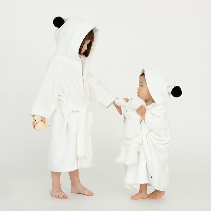 Ultra Soft Hooded Quick Dry Kids Bathrobe