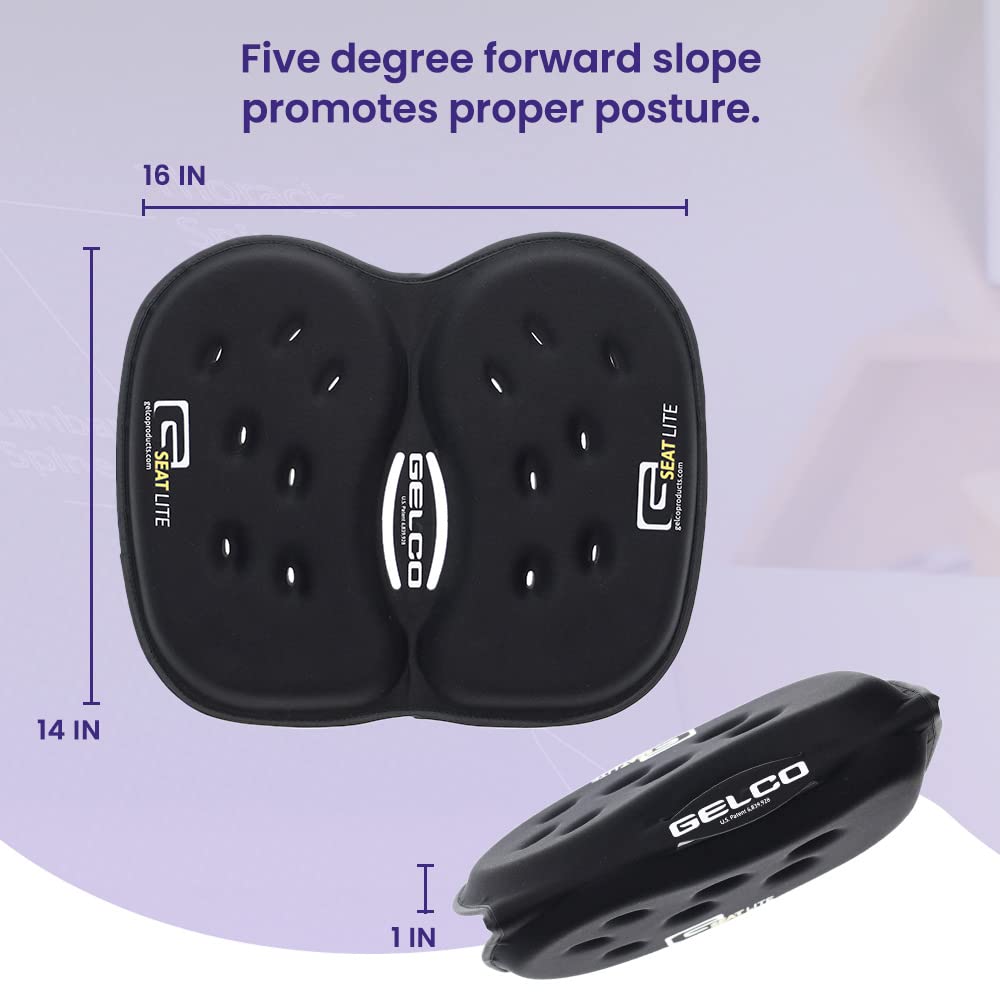 Portable Gel and Foam Seat Cushion for Travel