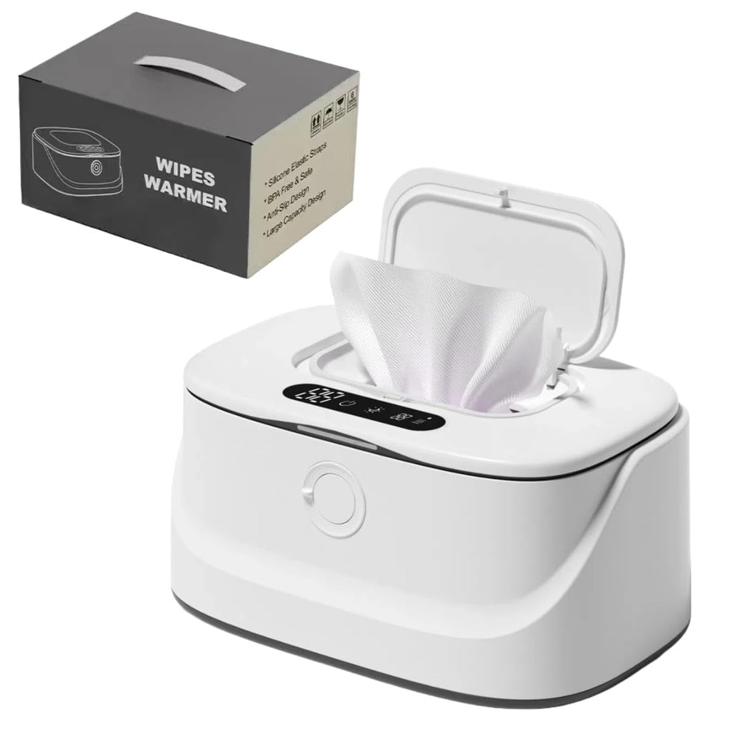 Baby Wipe Warmer with Night Light and Temperature Display