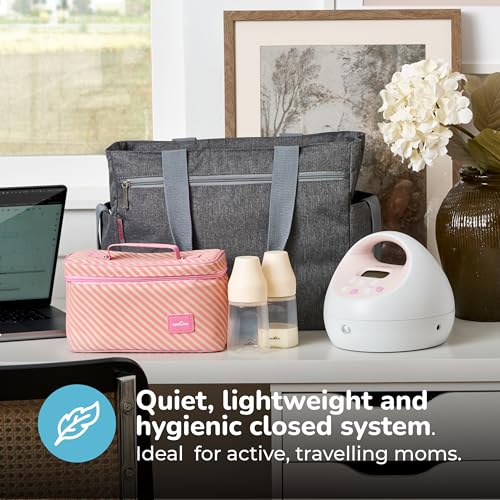 Electric Breast Milk Pump with Tote and Cooler