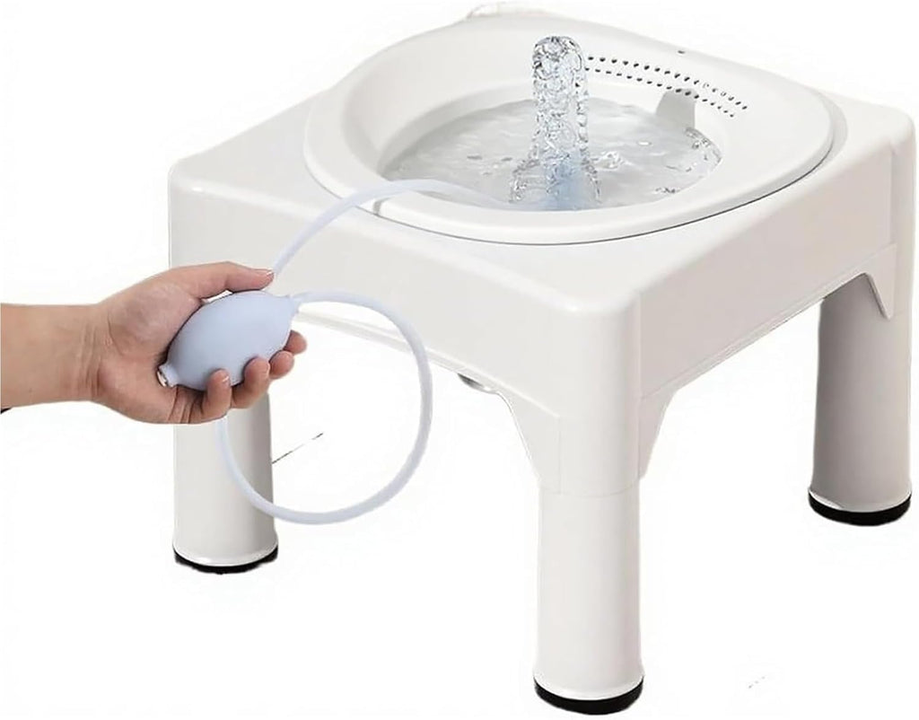 Postpartum Sitz Bath Basin with Manual Flusher