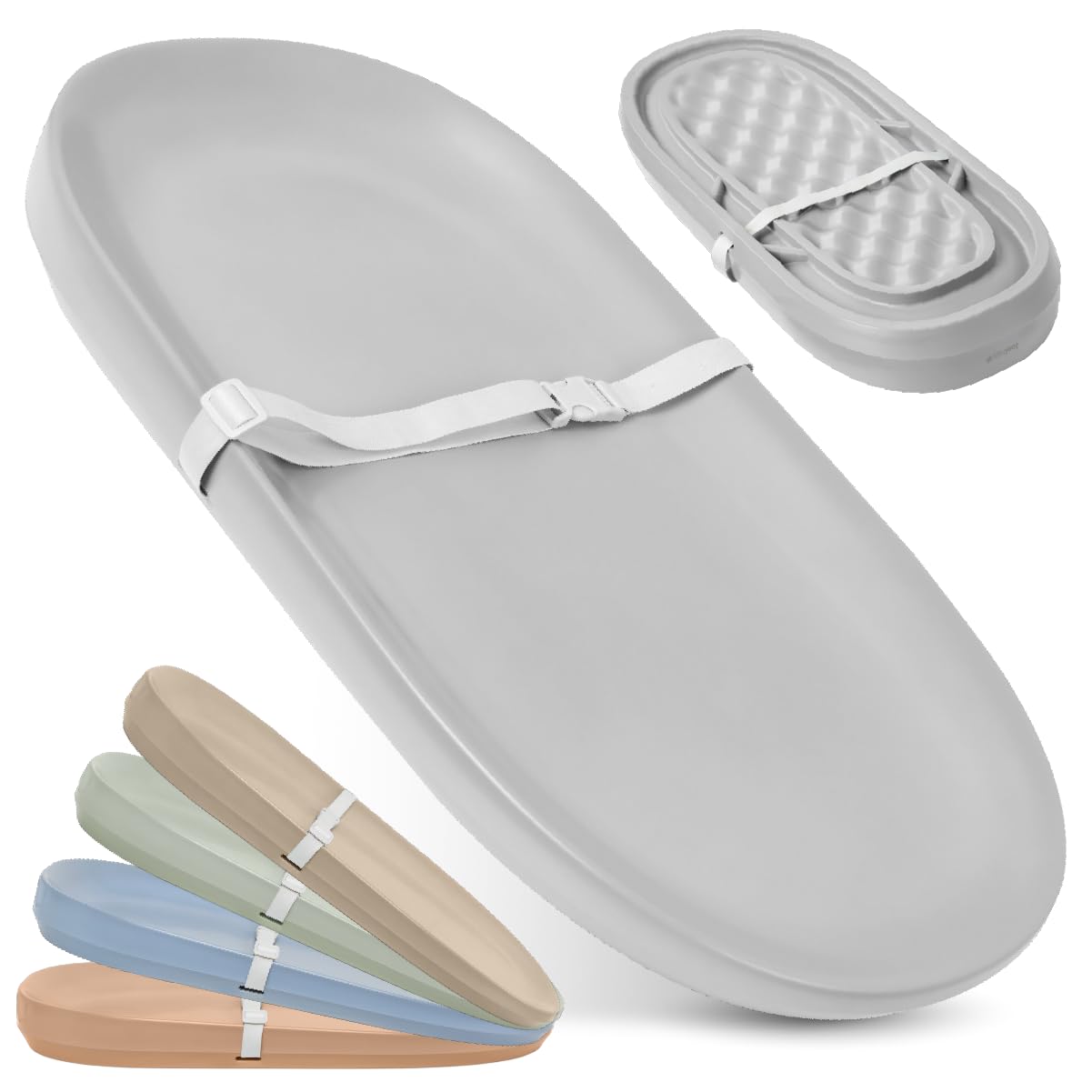 Waterproof Portable Baby Changing Pad with Foam Cushion