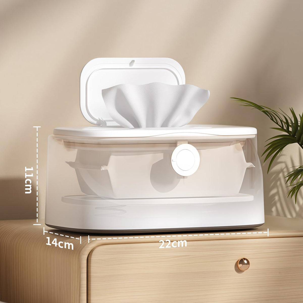 Large Capacity Baby Wipe Warmer with Temperature Control