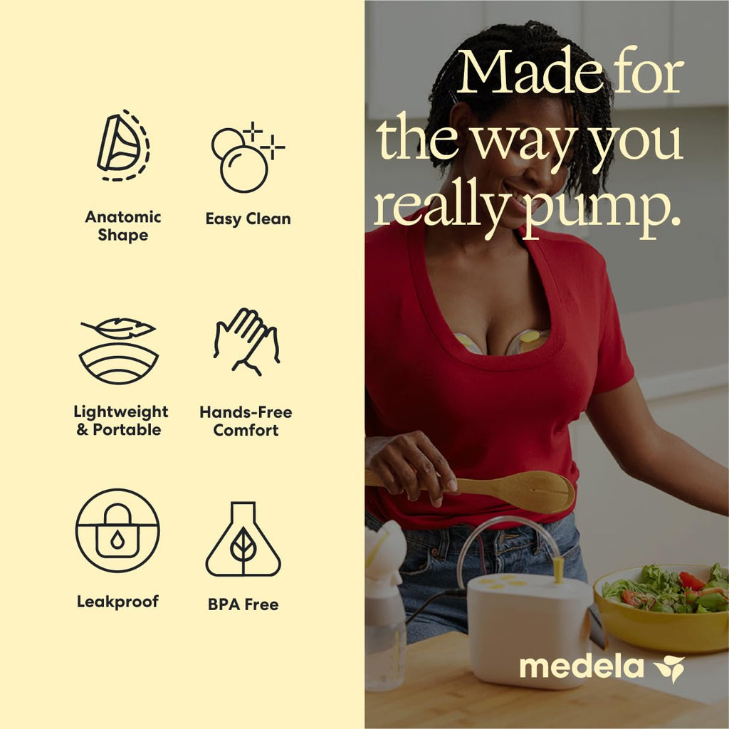 Electric Breast Pump with Hands Free Collection Cups