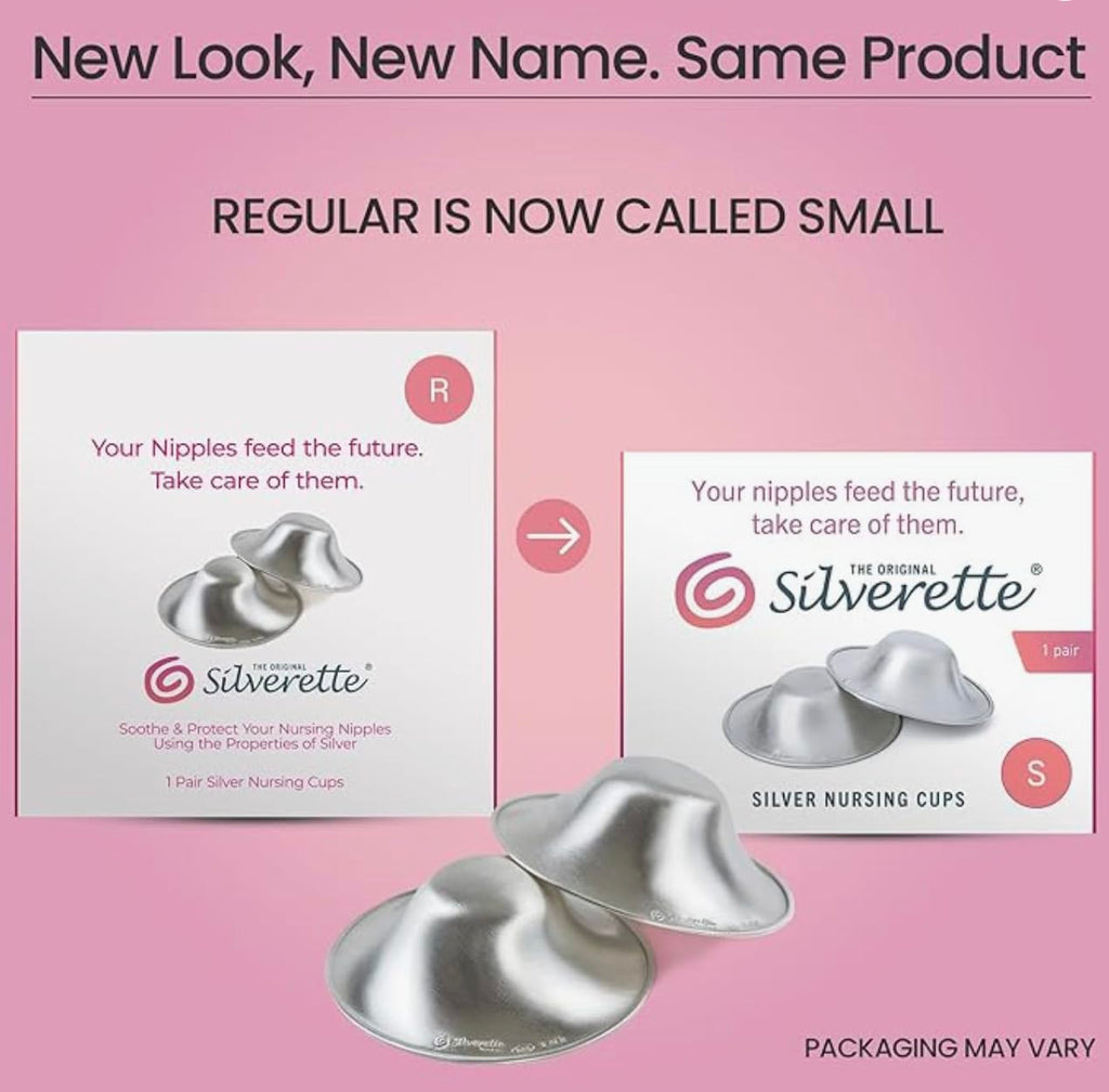 Silver Nursing Cups for Breastfeeding Mothers