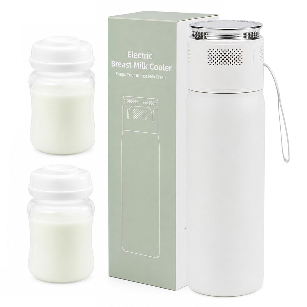 Portable Electric Breast Milk Cooler Bottle 12 oz