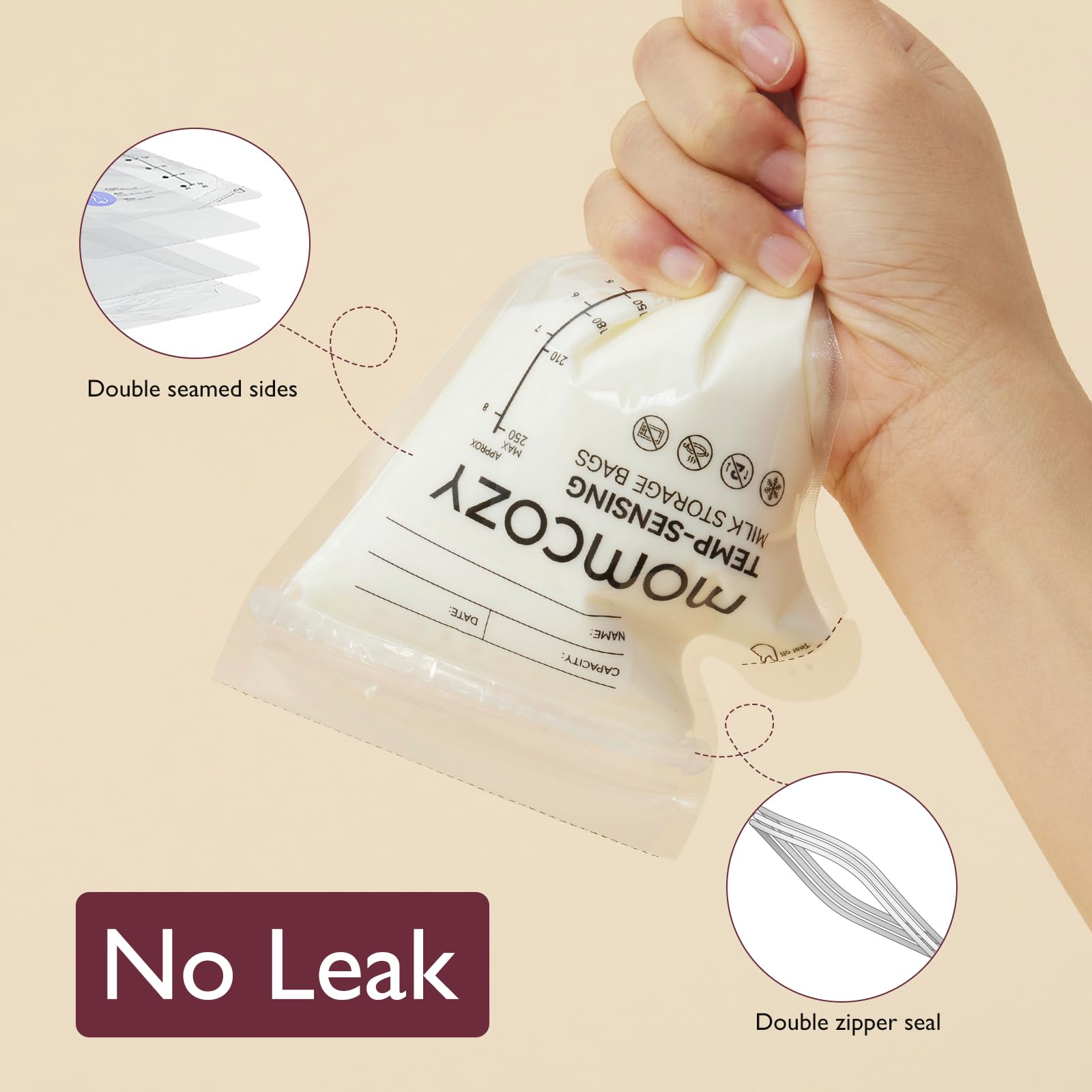Portable Breast Milk Cooler and Storage Bag