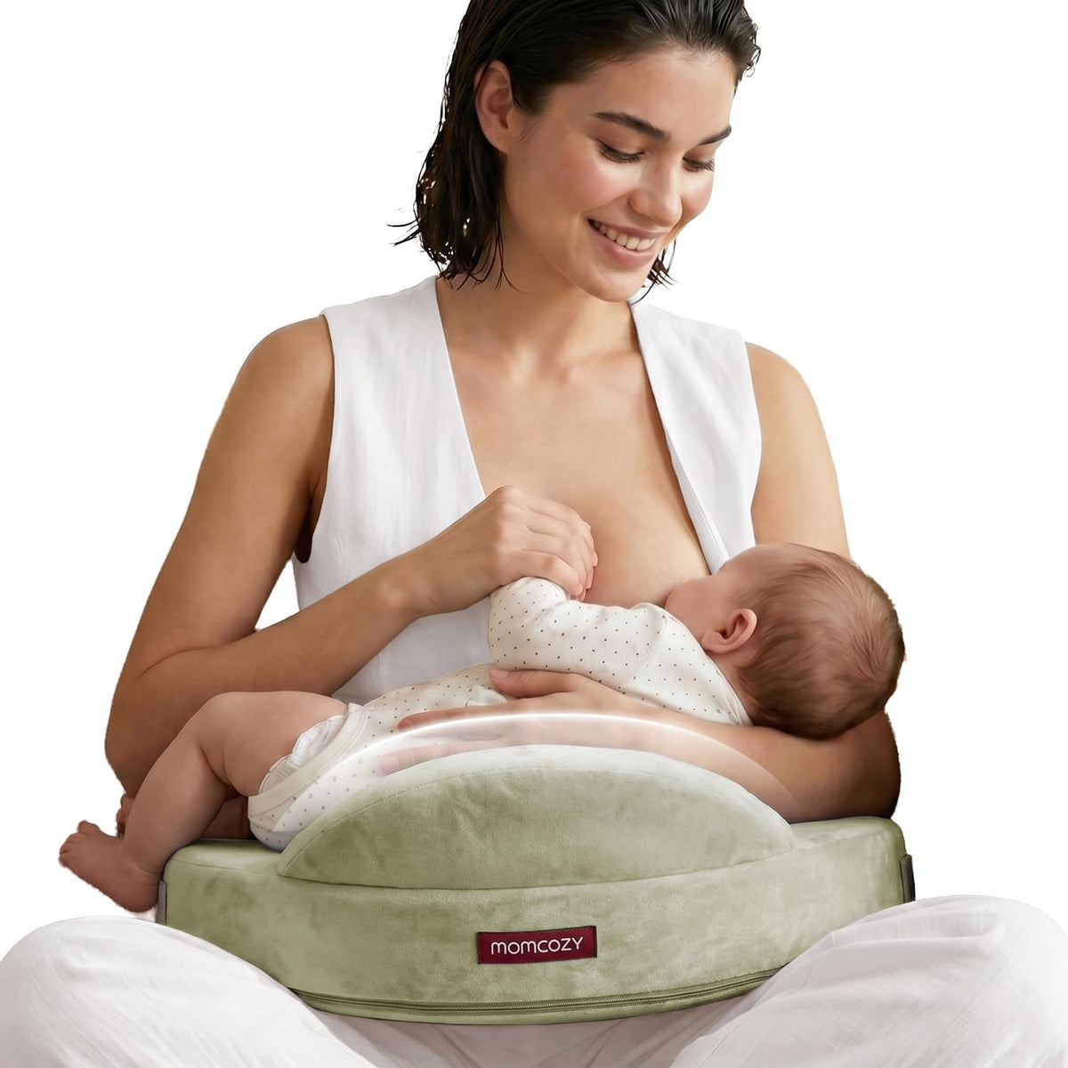 Memory Foam Nursing Pillow with Adjustable Support