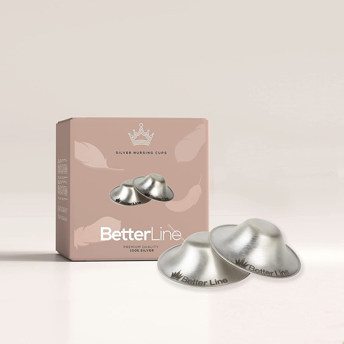 Silver Nursing Cups for Breastfeeding Mothers