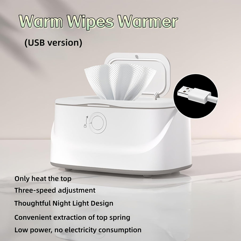 Large Capacity Baby Wipe Warmer with Temperature Control