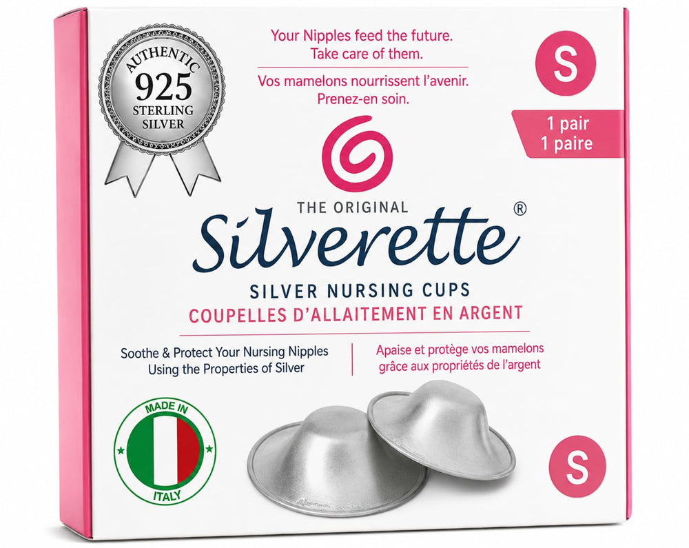 Silver Nursing Cups for Breastfeeding Mothers