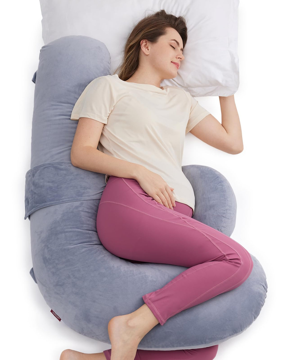 Adjustable F Shaped Pregnancy Pillow for Full Body Support