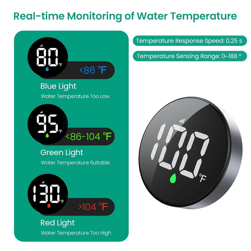 Digital Shower Water Temperature Display Thermometer