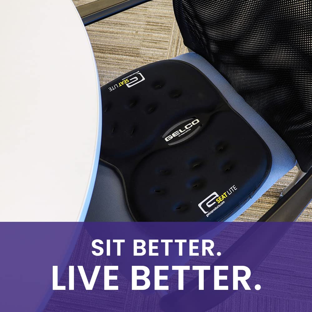 Portable Gel and Foam Seat Cushion for Travel