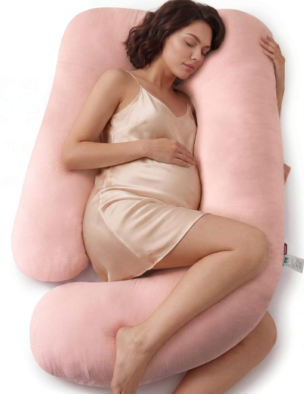 U Shaped Full Body Pregnancy Pillow with Removable Cover