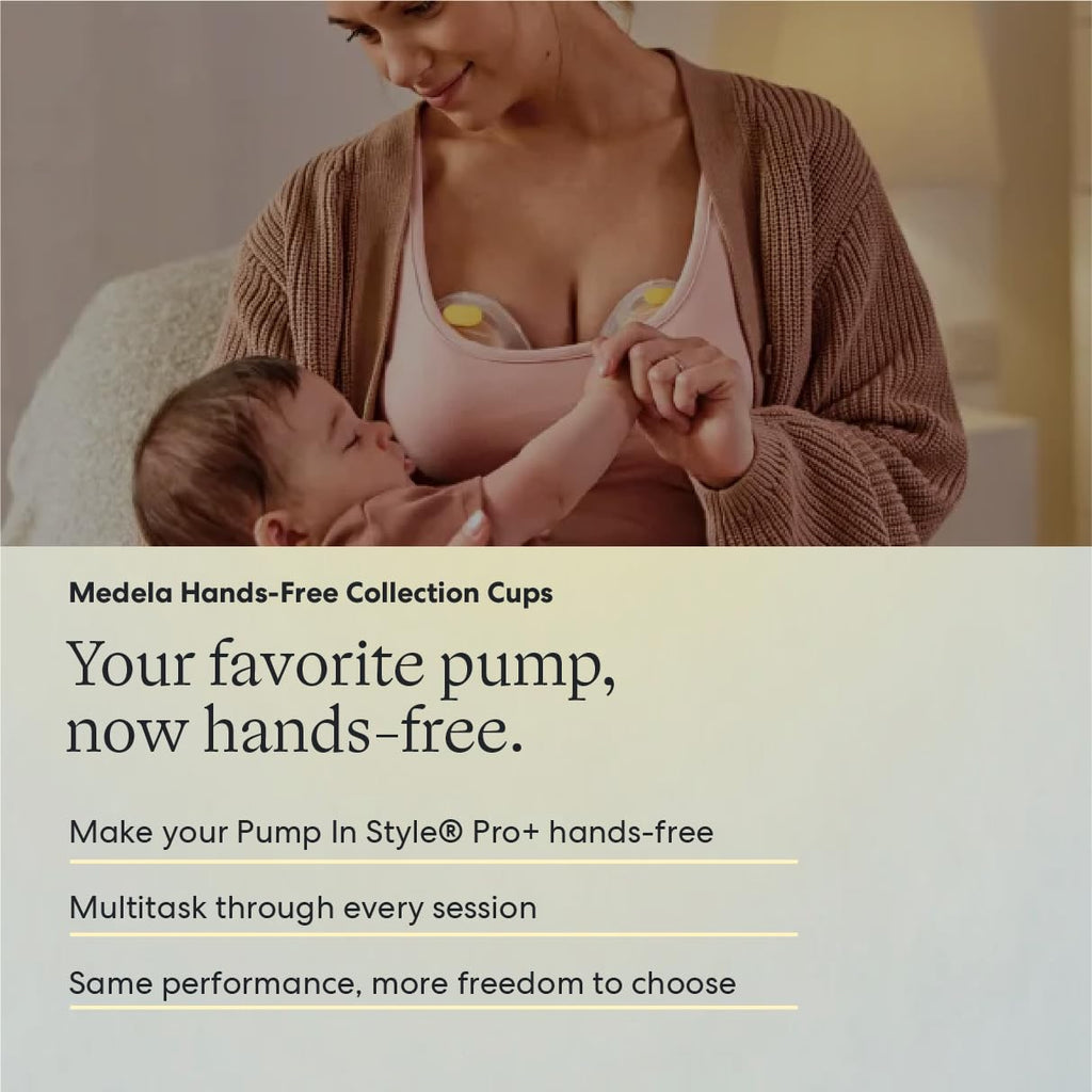 Electric Breast Pump with Hands Free Collection Cups