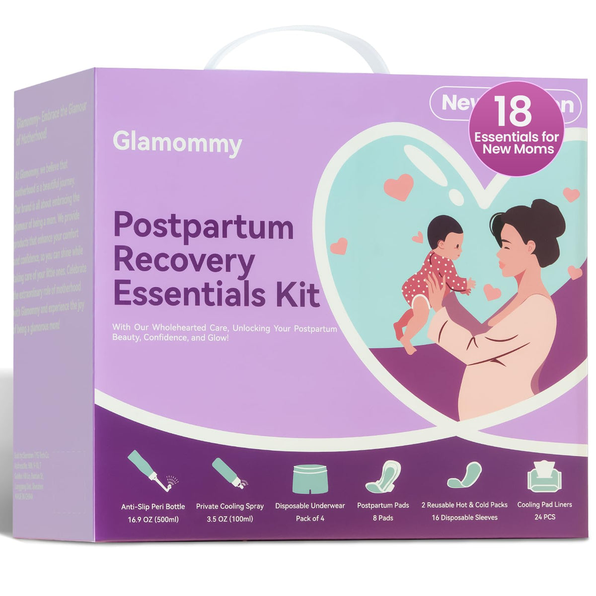 Postpartum Recovery Essentials Care Kit for Women