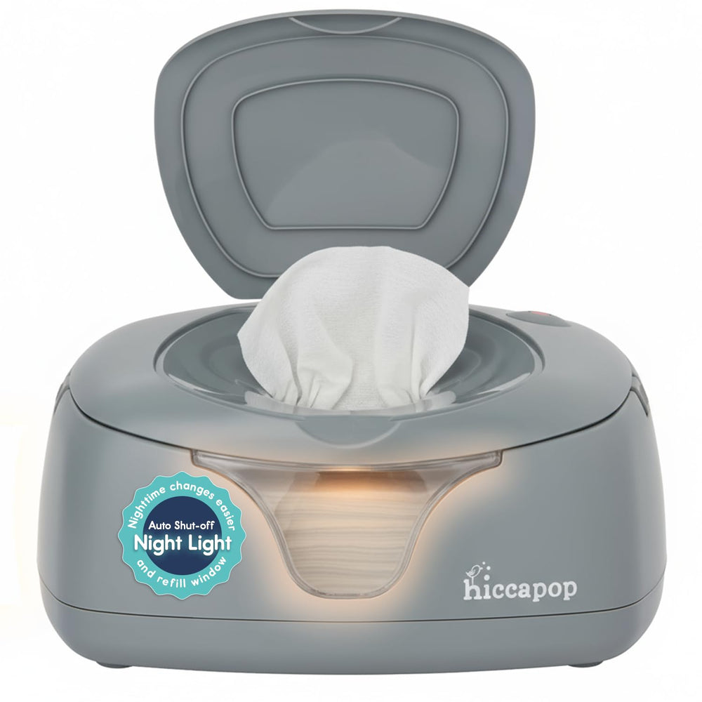 Baby Wipe Warmer and Dispenser with Changing Light