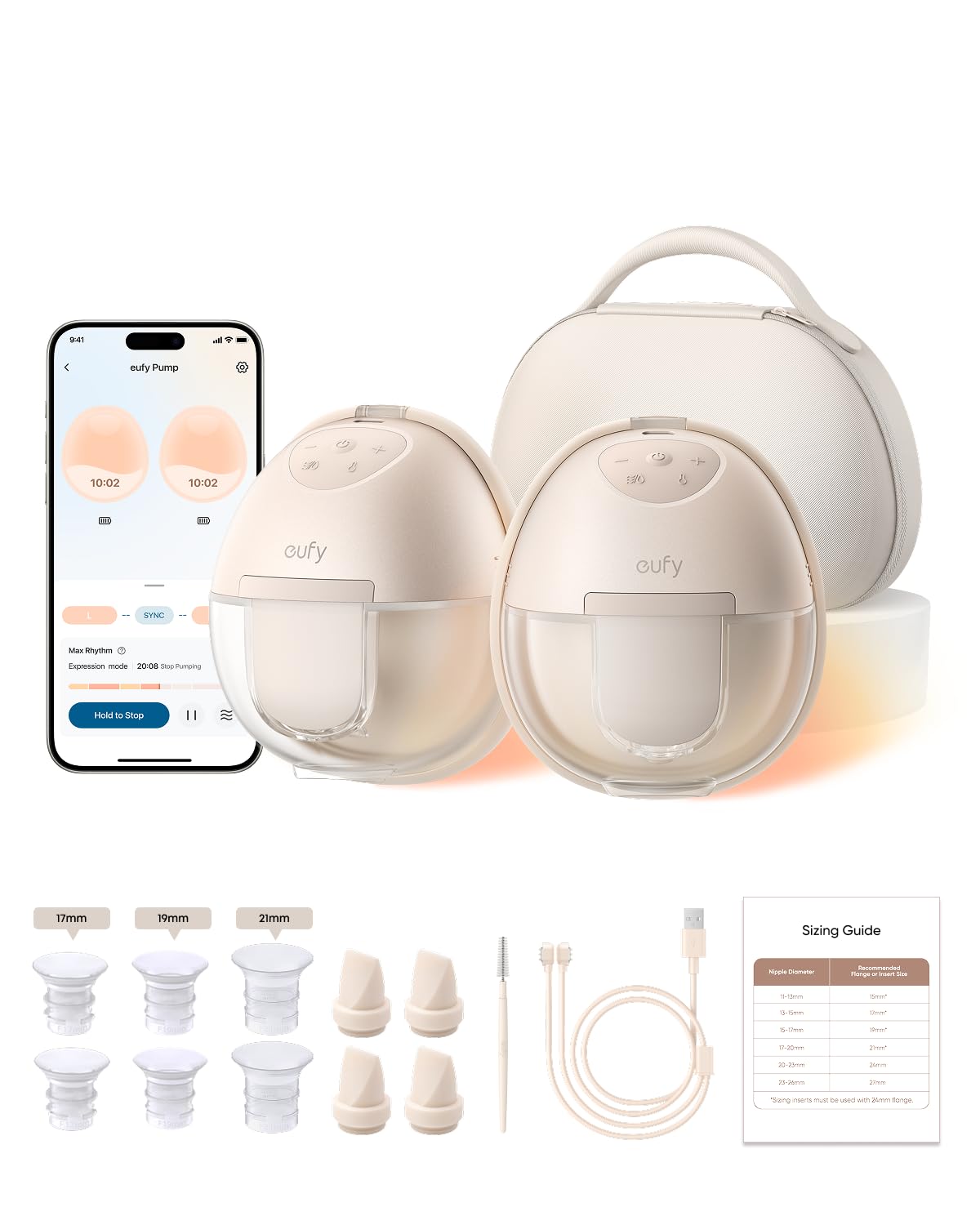 Heated Wearable Breast Pump