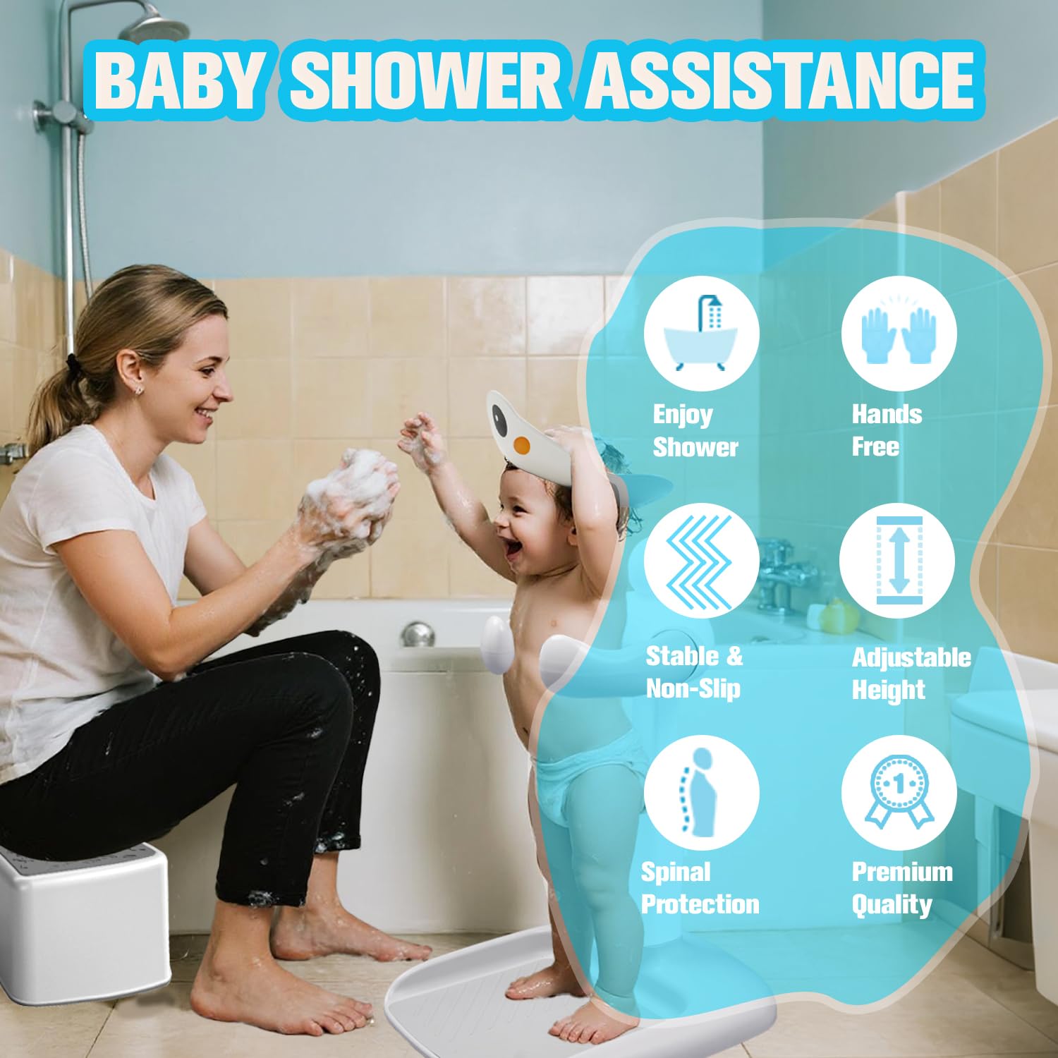 Baby Shower Stand for Bathing