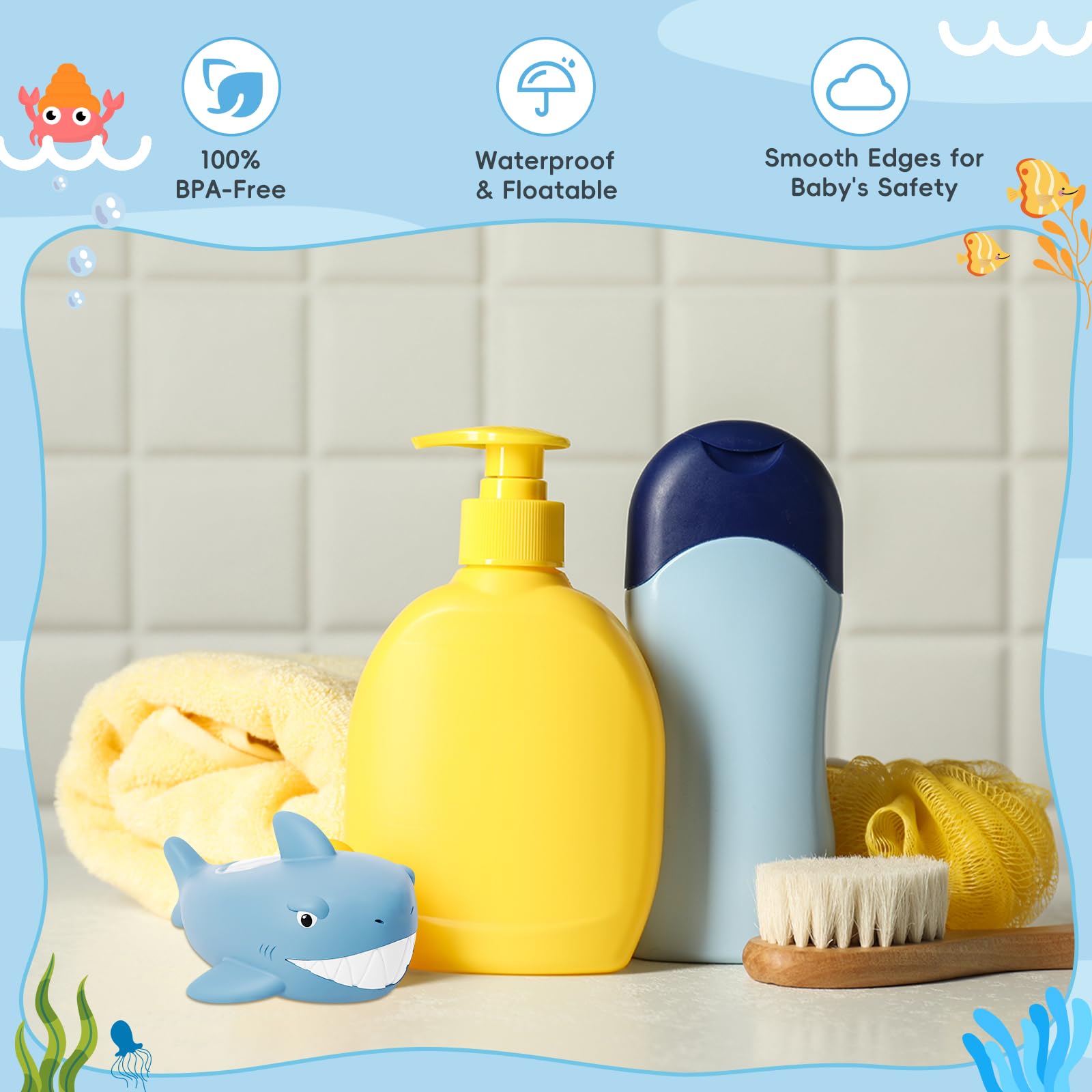 Floating Baby Bath Thermometer with Easy Read Display
