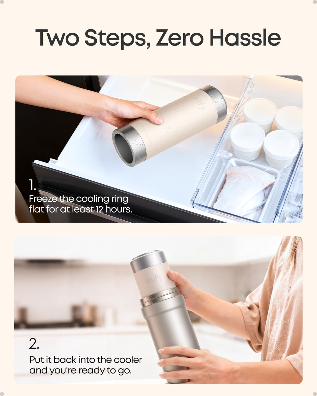 Portable Stainless Steel Breast Milk Cooler 20 oz