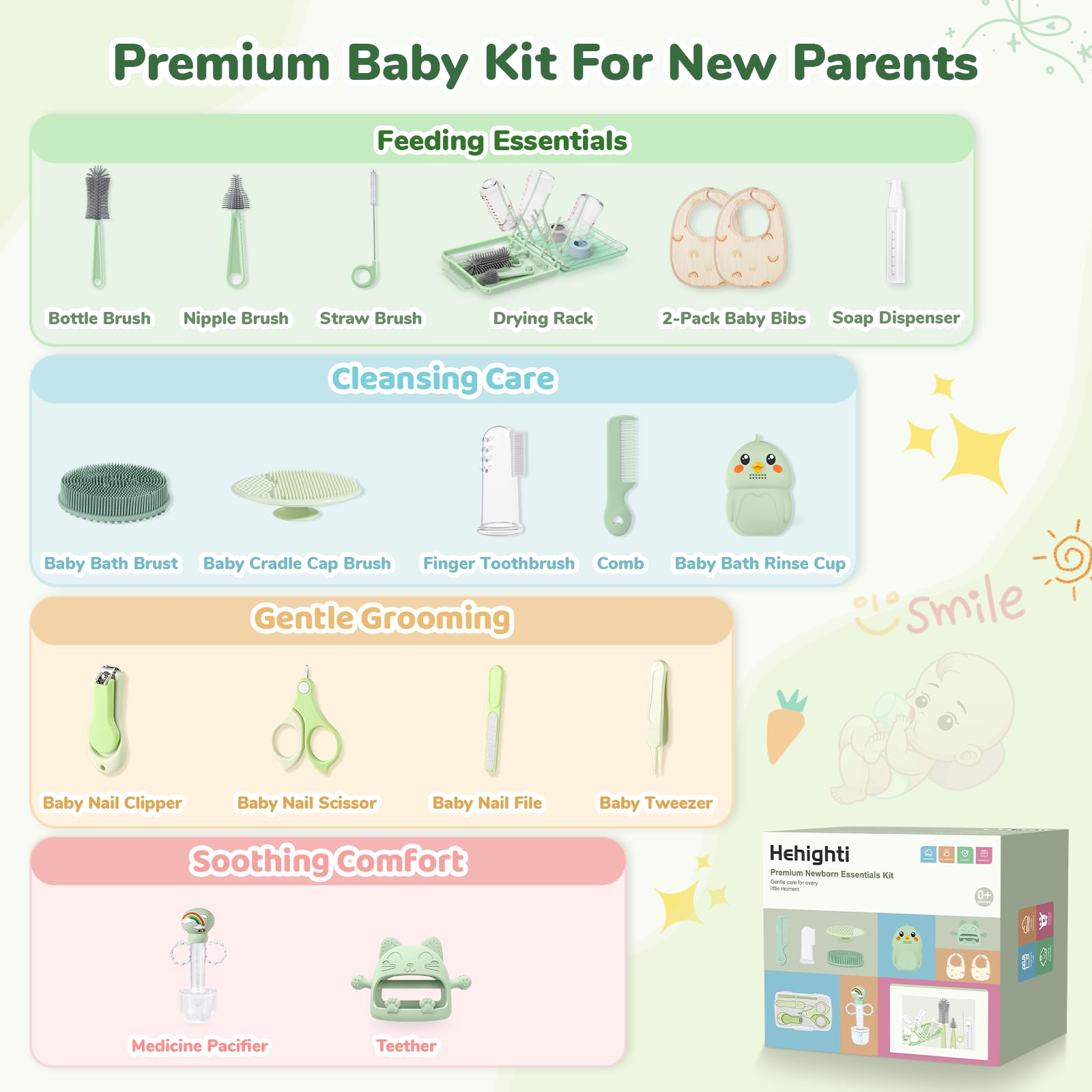 All in One Newborn Grooming Essentials Kit
