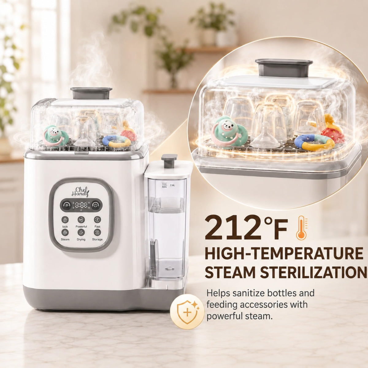 All in One Baby Bottle Washer Sterilizer and Dryer