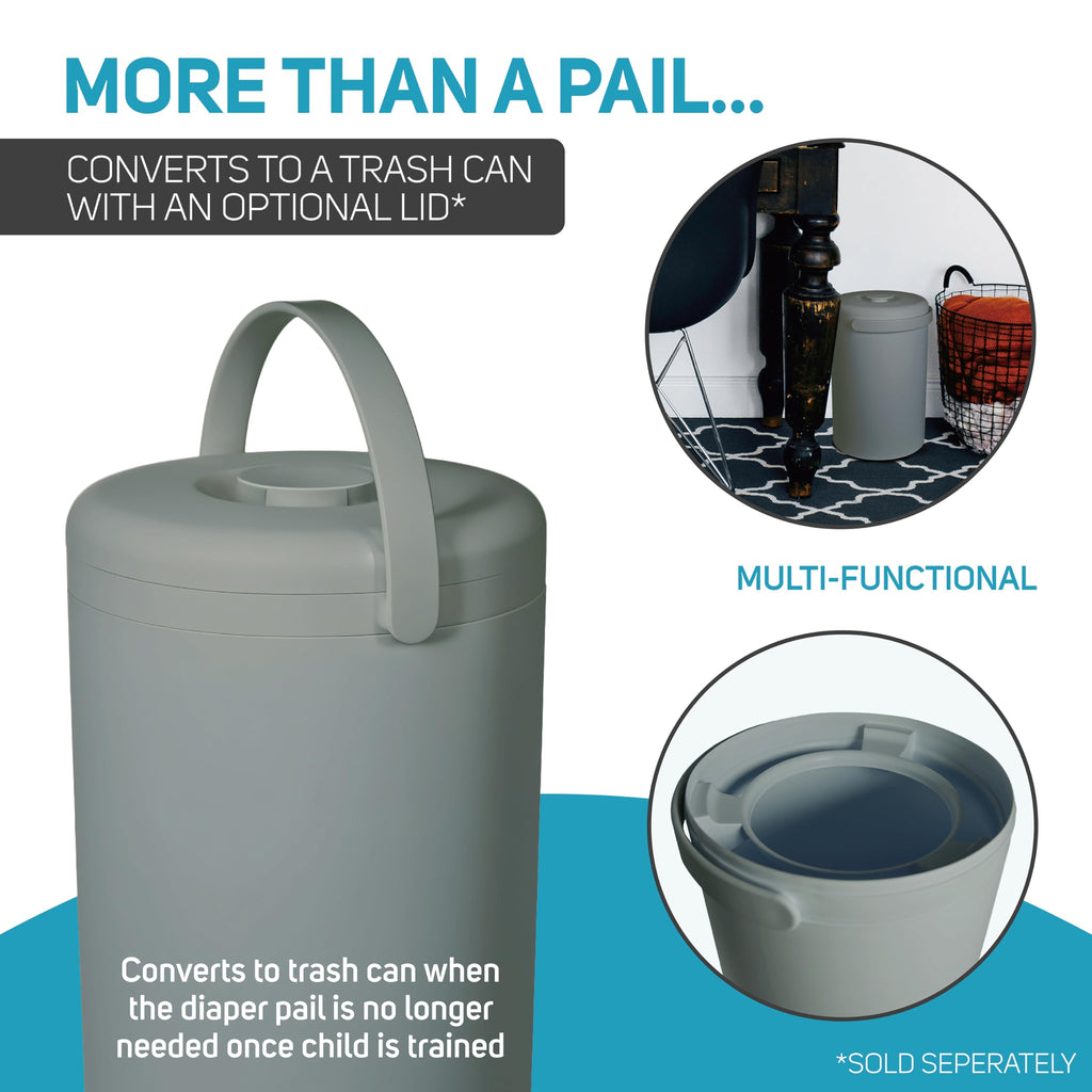 Odor Control Baby Diaper Pail with Child Safe Lock