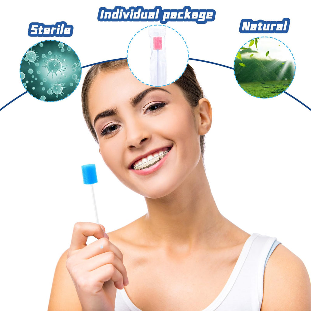 Disposable Oral Cleaning Swabs 500 Pack