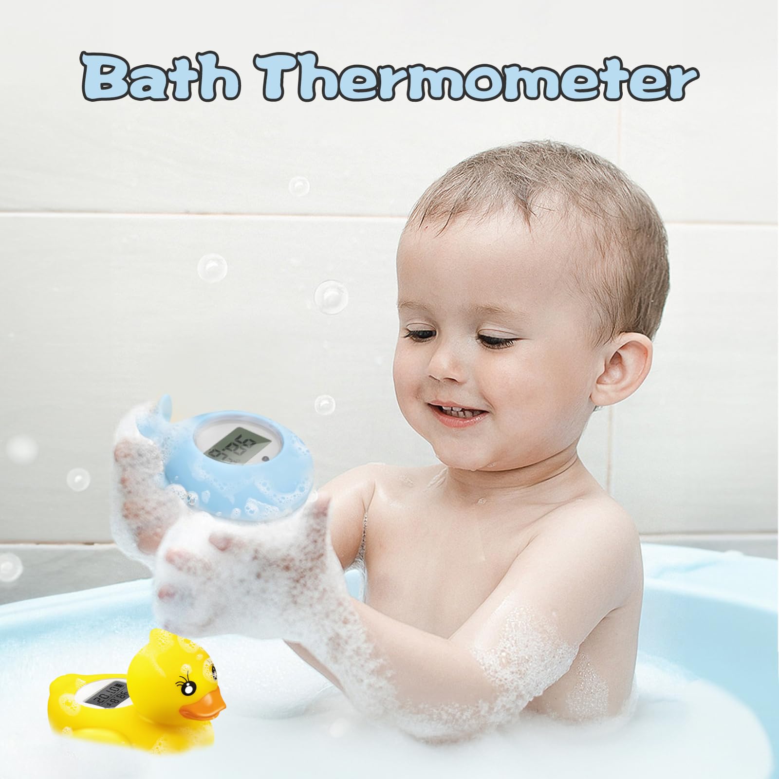 Digital Baby Bath and Room Temperature Thermometer