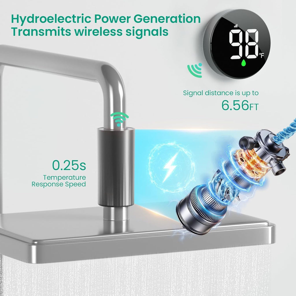 Digital Shower Water Temperature Display Thermometer