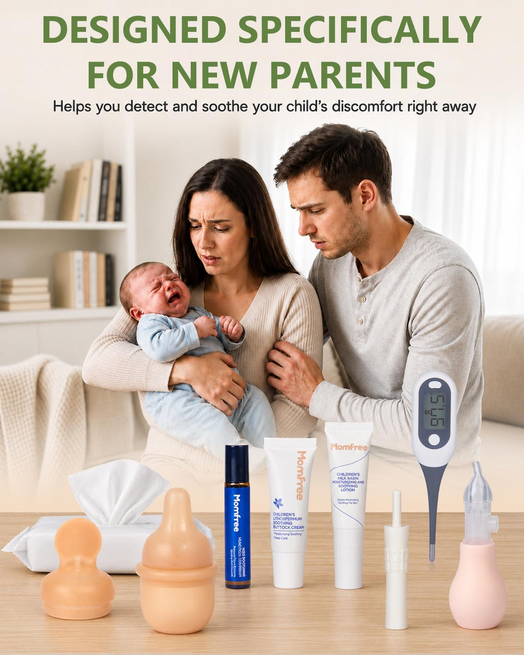New Baby Healthcare Essentials Kit, 21pcs Baby Care Set for Newborn