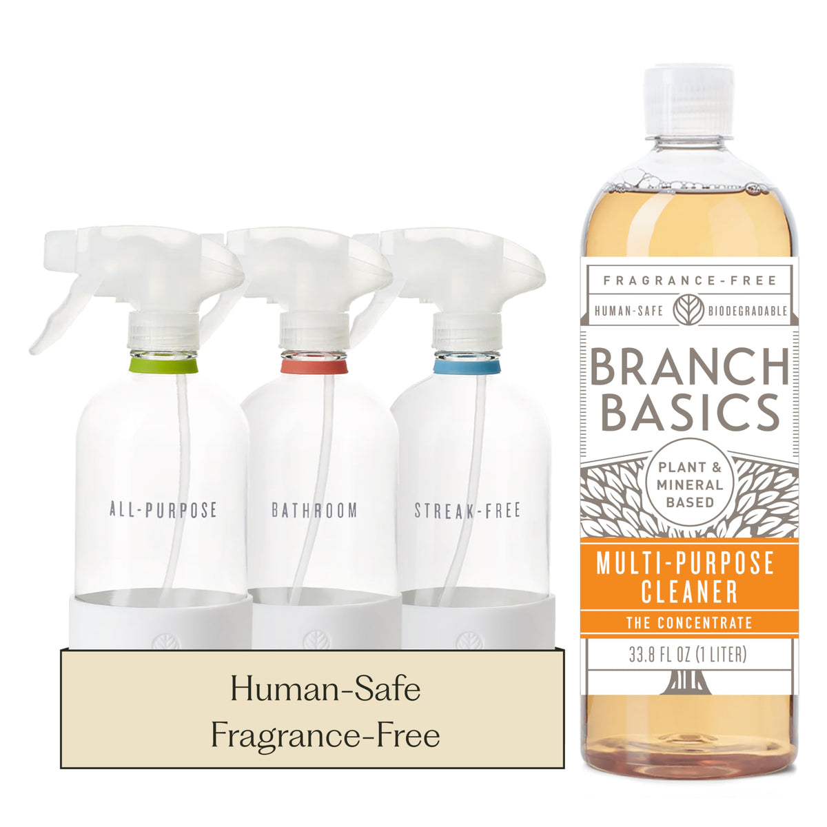All Purpose Glass and Bathroom Surface Cleaning Kit