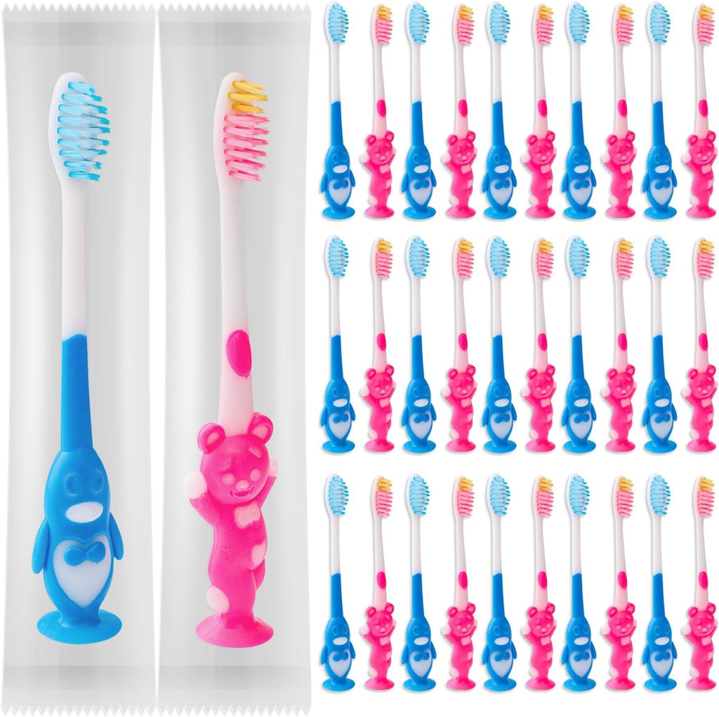 Toddler Toothbrushes Individually Wrapped Bulk Pack