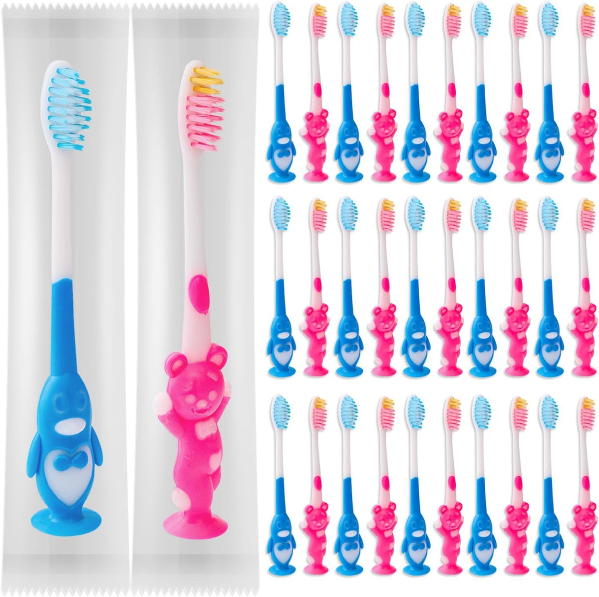 Toddler Toothbrushes Individually Wrapped Bulk Pack