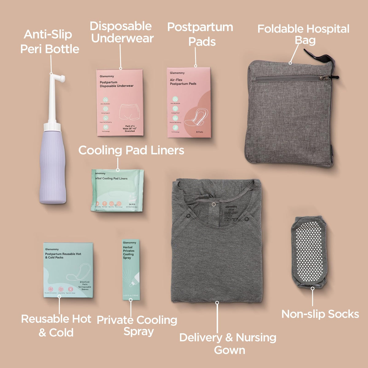 Postpartum Recovery Essentials Care Kit for Women