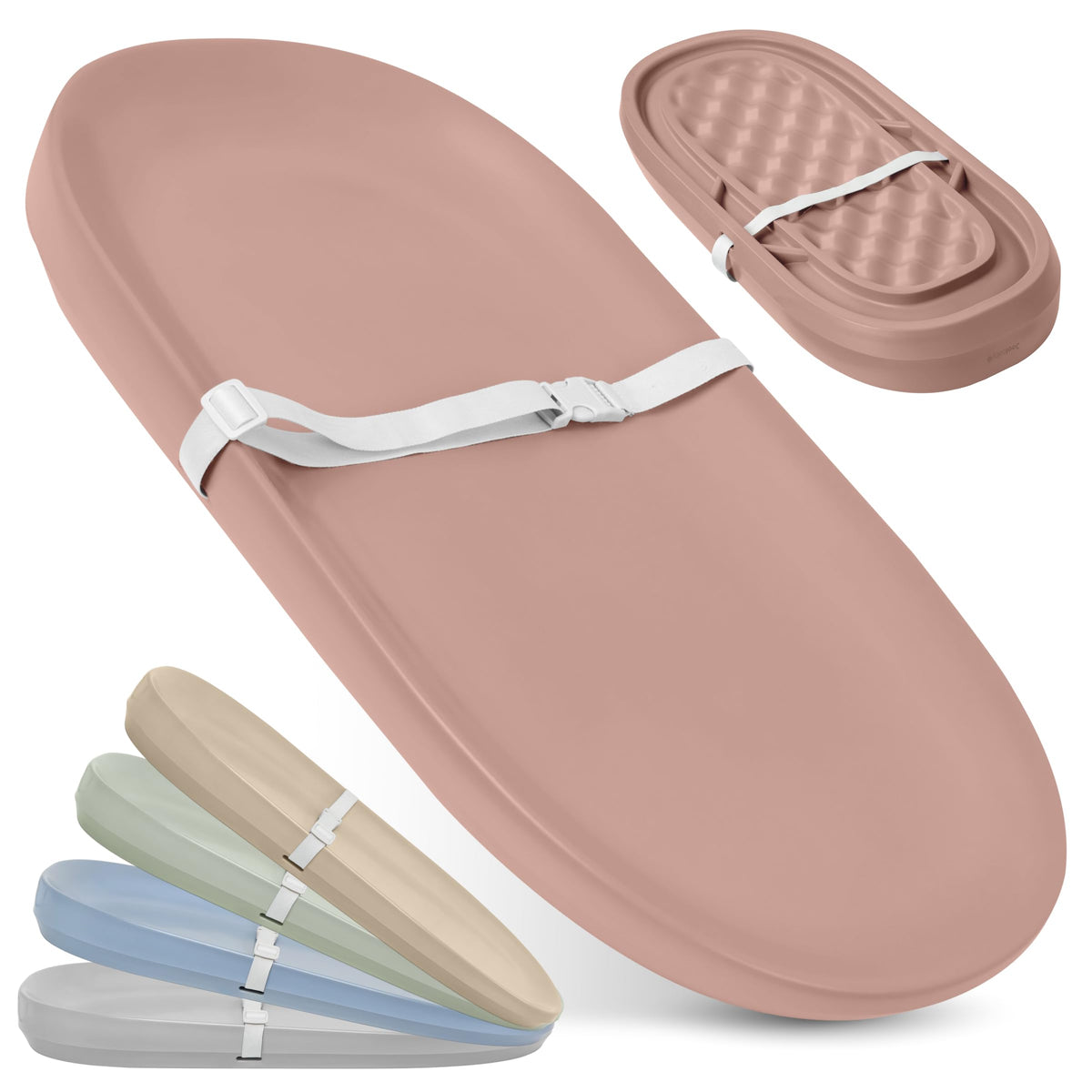 Waterproof Portable Baby Changing Pad with Foam Cushion