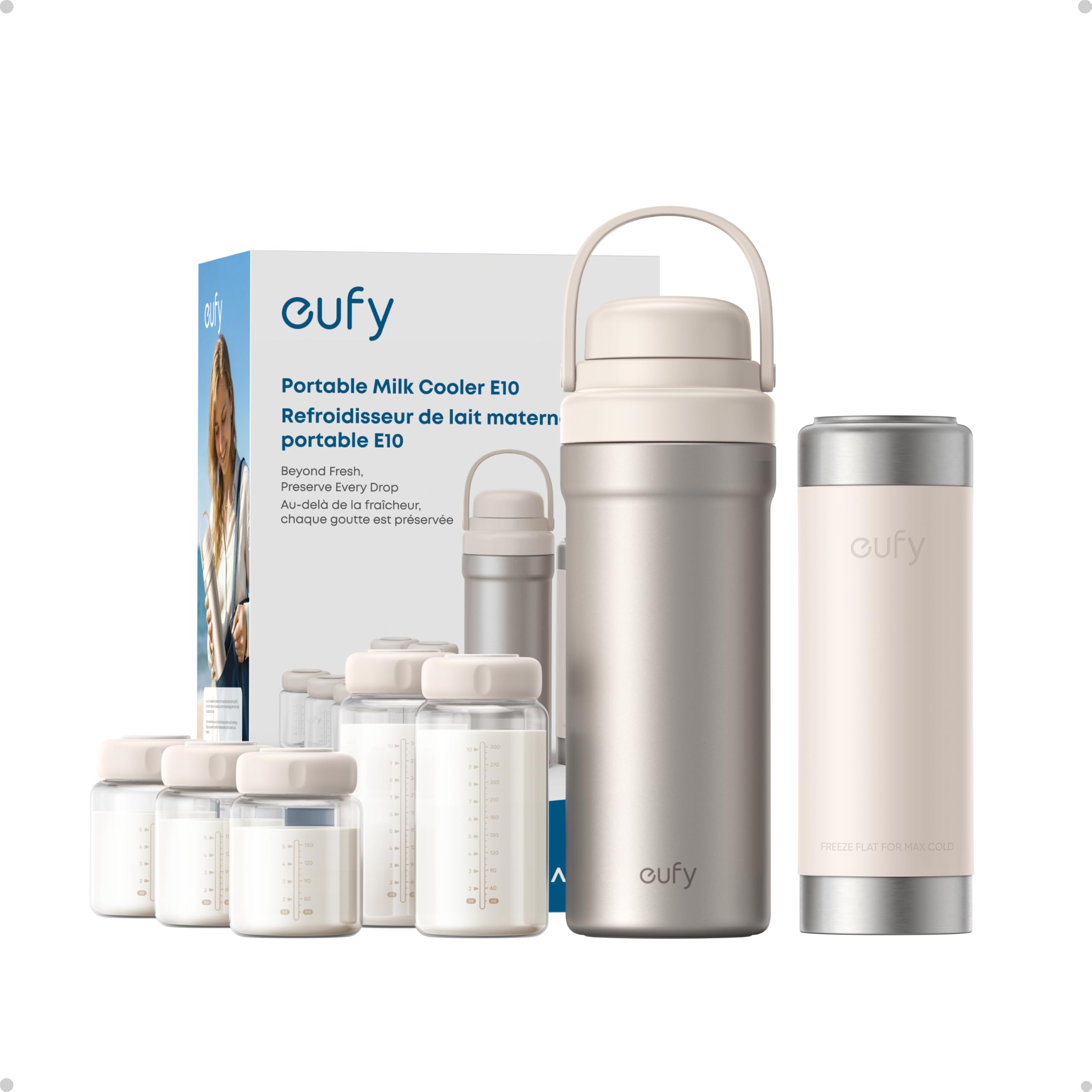Portable Stainless Steel Breast Milk Cooler 20 oz