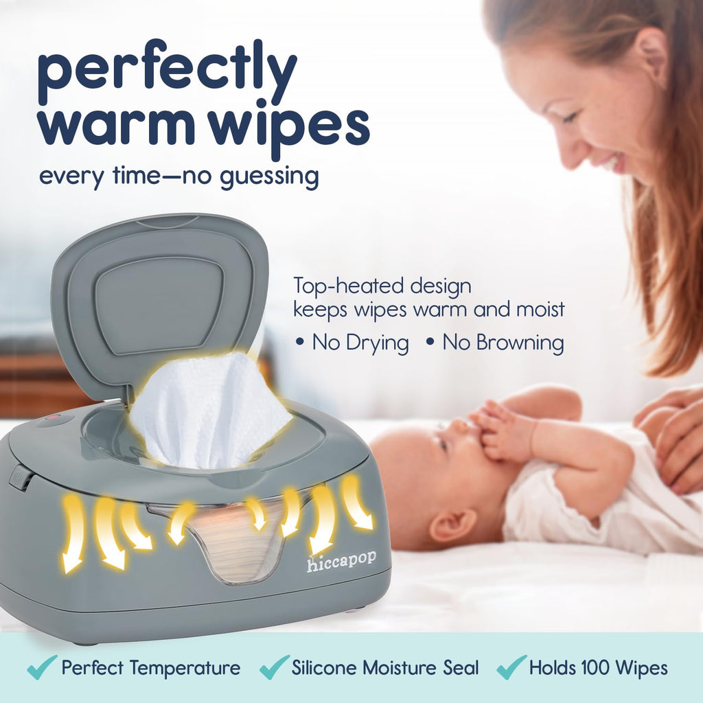 Baby Wipe Warmer and Dispenser with Changing Light