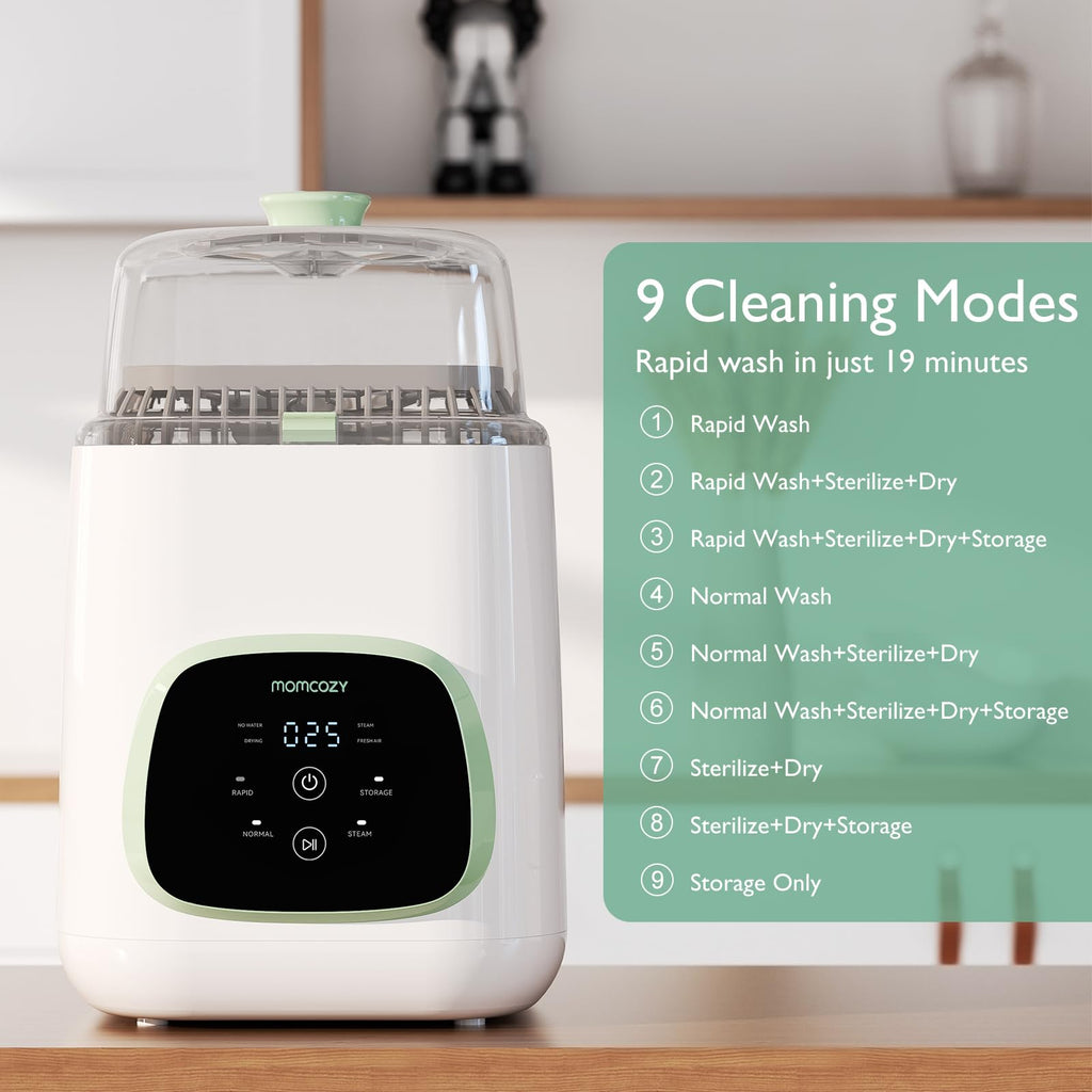 Baby Bottle Washer and Portable Breast Milk Cooler