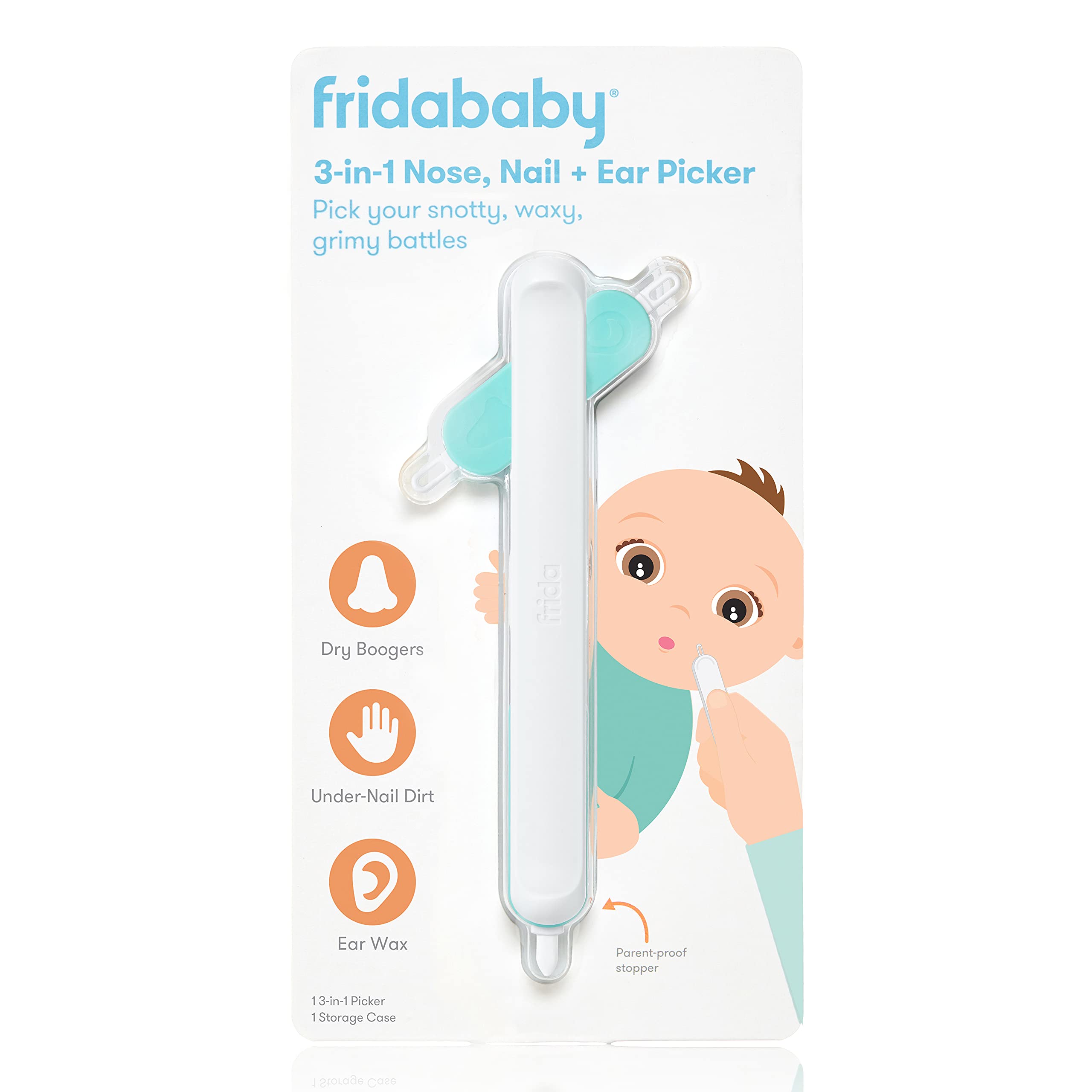 Baby Nose Ear Cleaner and Electric Nail Trimmer Set