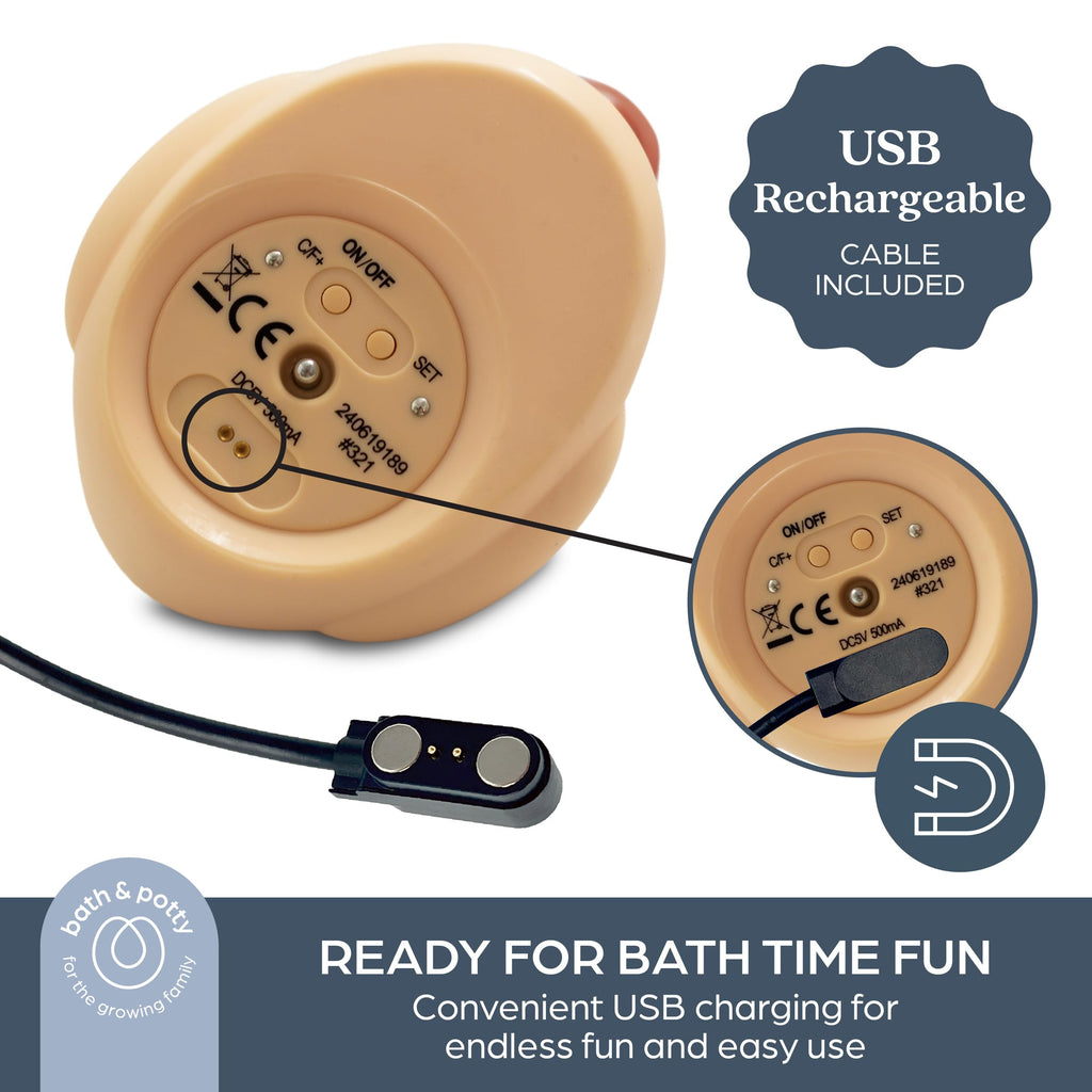USB Rechargeable Baby Bath Thermometer