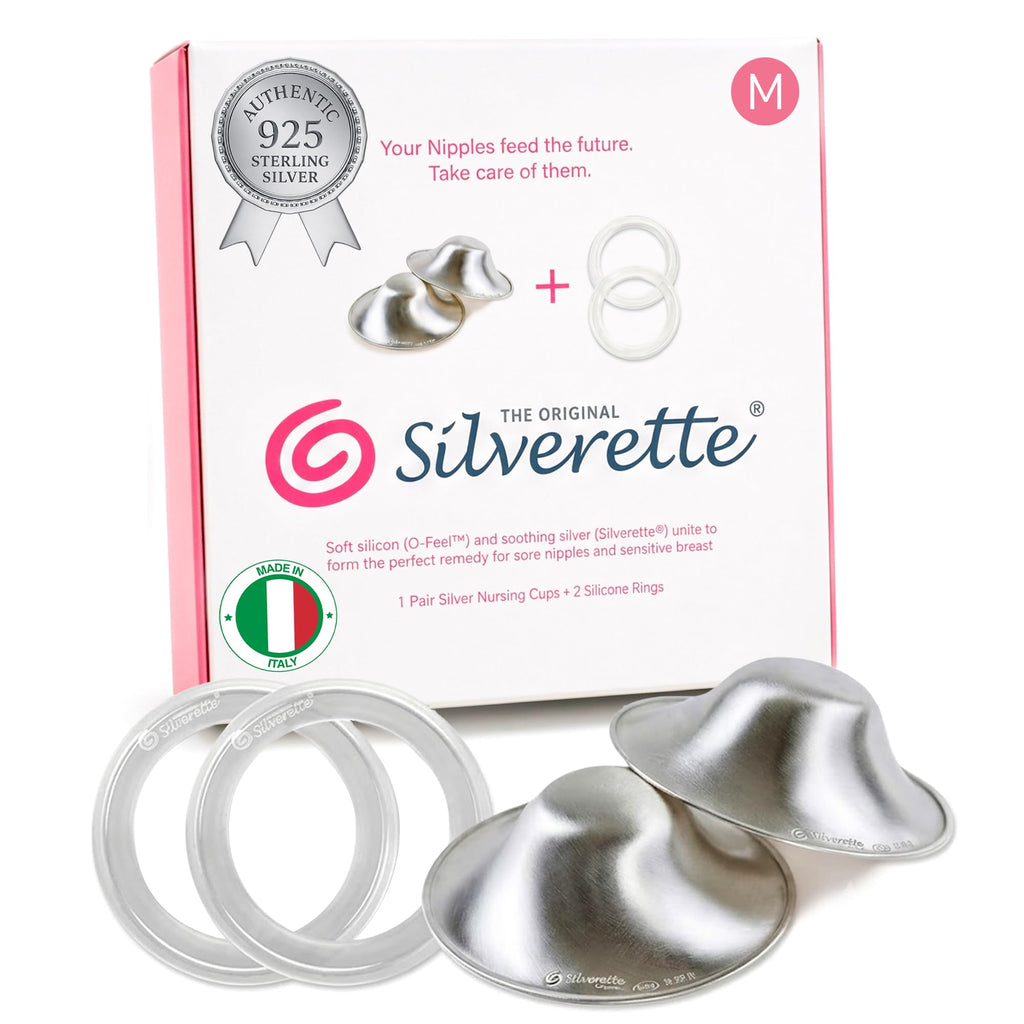 Silver Nursing Cups for Breastfeeding Mothers