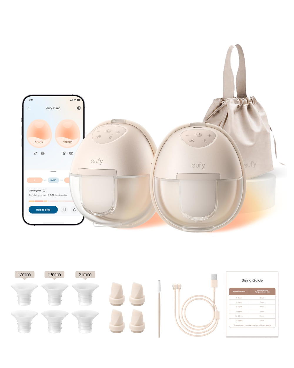 Heated Wearable Breast Pump