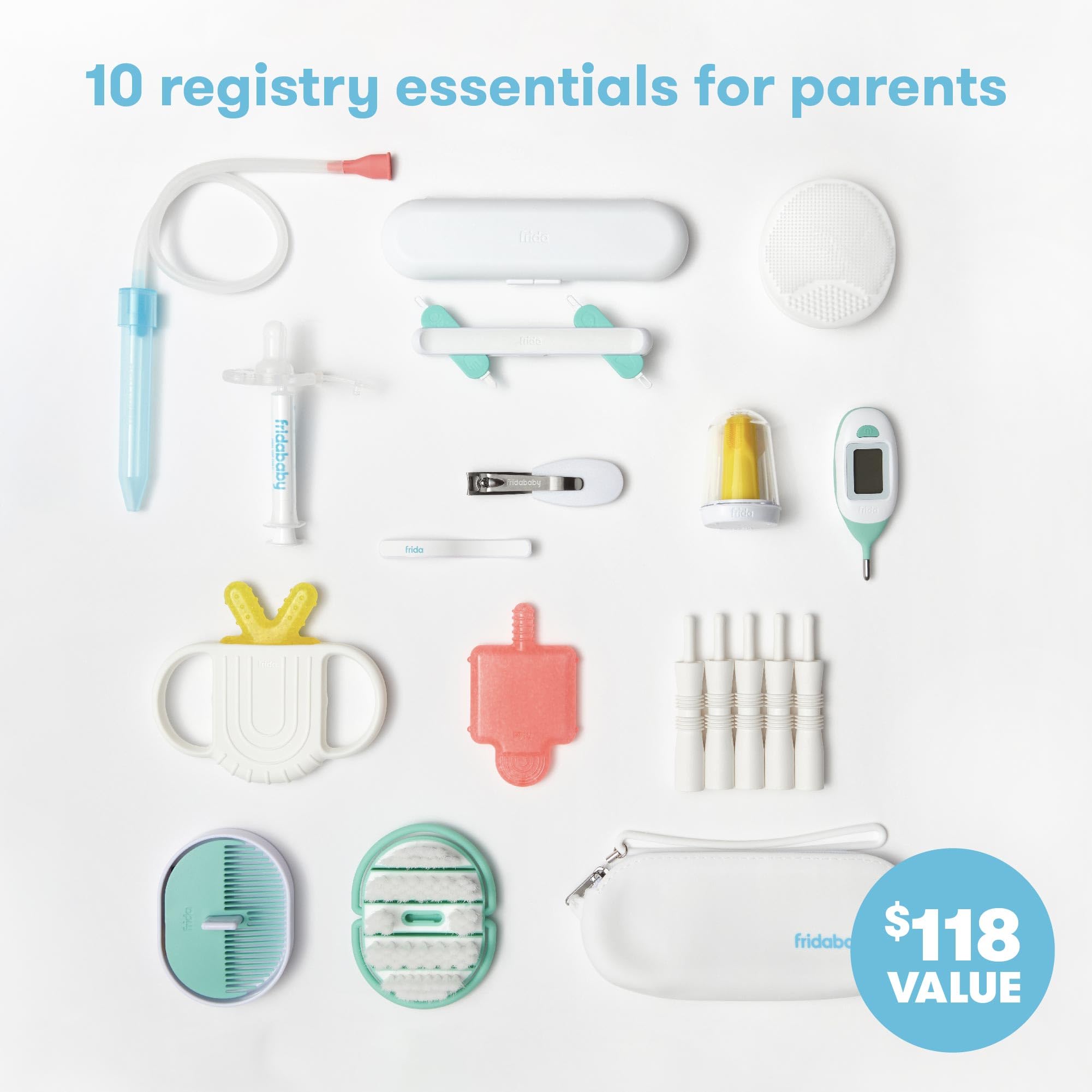 Newborn and Infant Care Essentials Kit 10 Piece