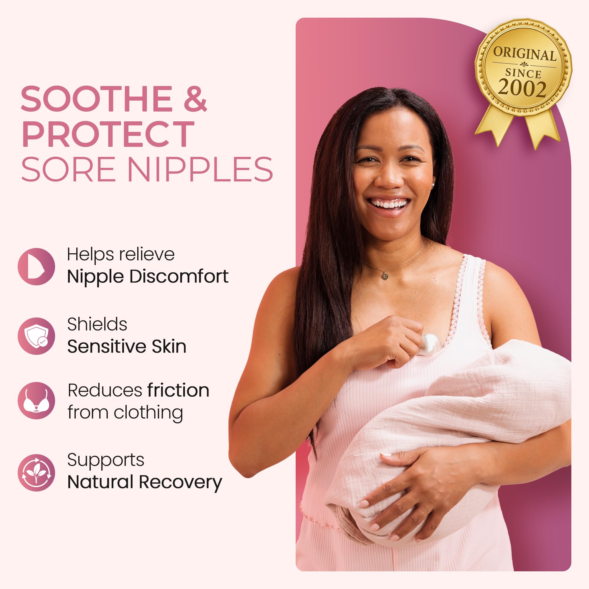 Silver Nursing Cups for Breastfeeding Mothers