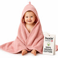 Organic Cotton Hooded Baby Bath Towel 32 x 32 Inch