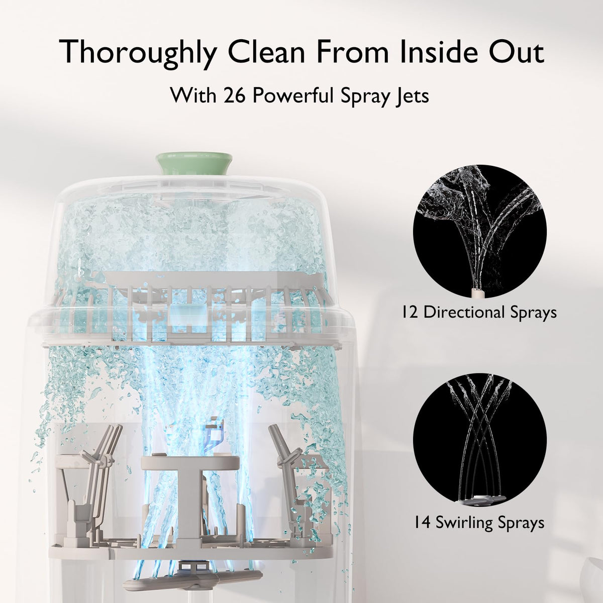 Baby Bottle Washer and Portable Breast Milk Cooler