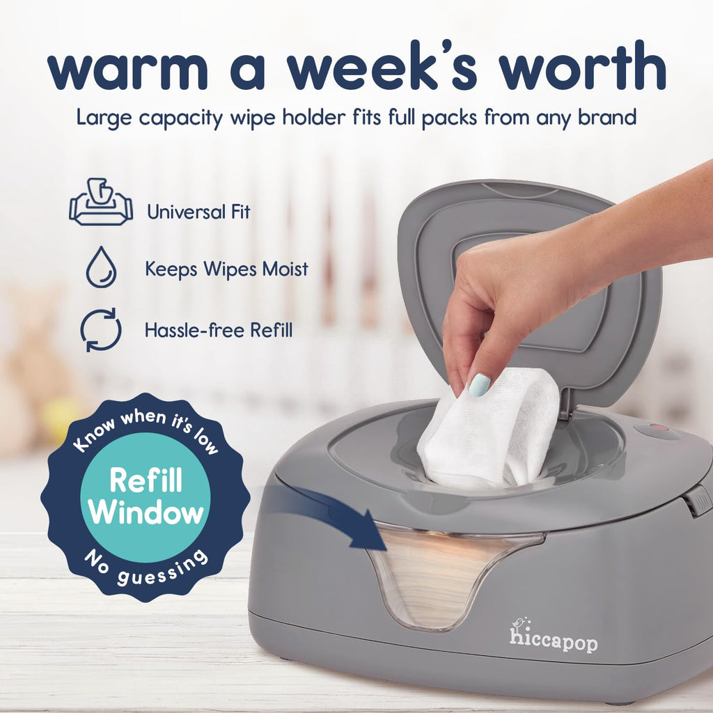 Baby Wipe Warmer and Dispenser with Changing Light